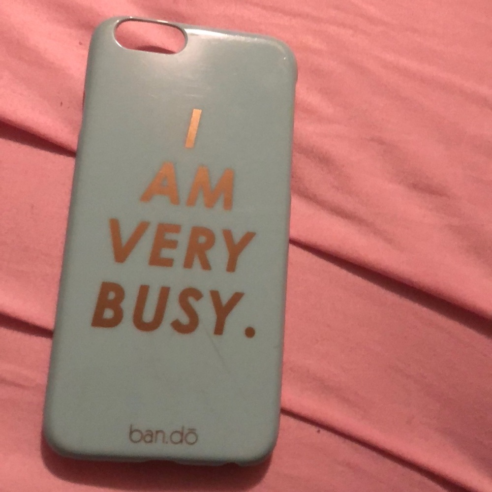 I am very busy iPhone case